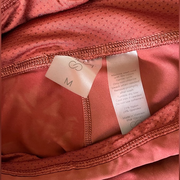 CALIA Women's Energize 7/8 Legging Size: medium color: burnt orange Tie Dye - Picture 3 of 6